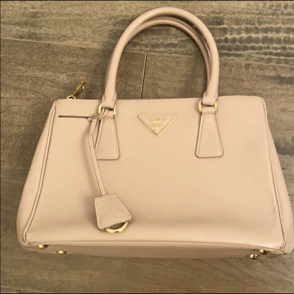 Authentic Prada Saffiano Bag - Cammeo